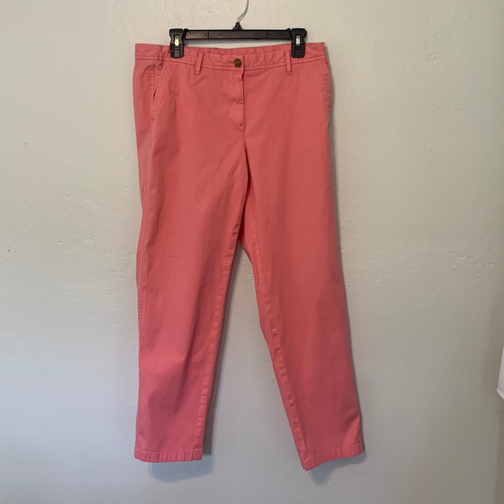 Talbots Relaxed Chino - pink/coral color